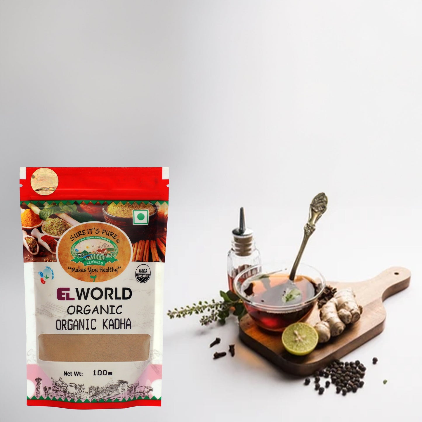 Elworld Agro & Organic Food Products Kadha - 100 g