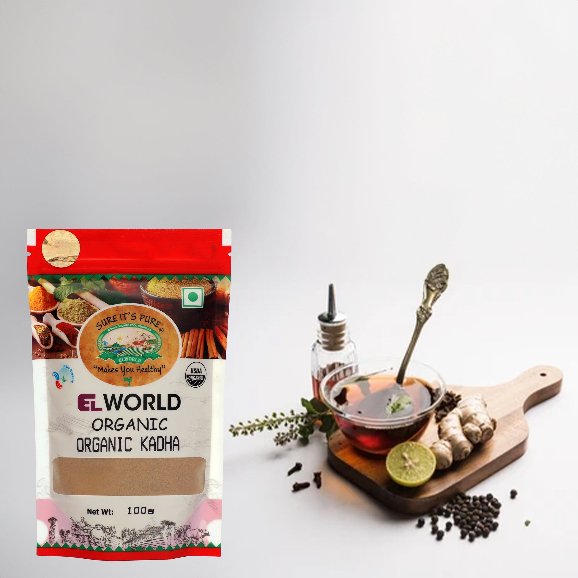 Elworld Agro & Organic Food Products Kadha - 100 g