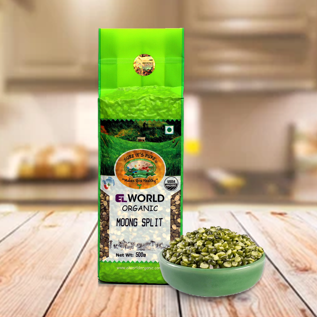 Elworld Agro & Organic Food Products Moong Dal Split