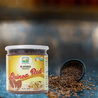 Elworld Agro & Organic Food Products Red Quinoa Seed 350 g