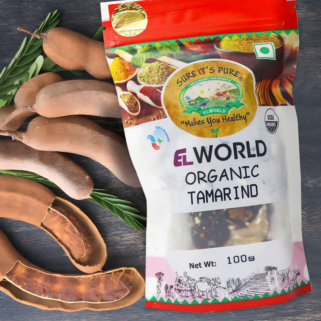 Elworld Agro & Organic Food Products Tamarind - 100 g
