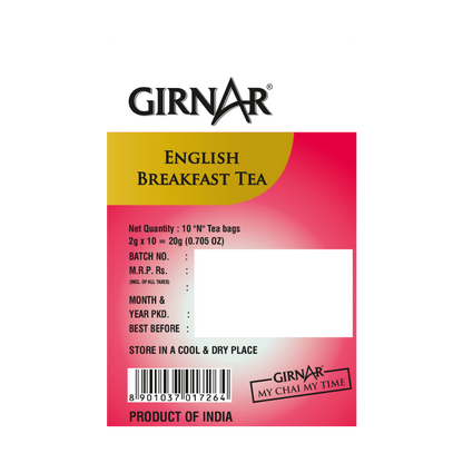Girnar Black Tea Bags - English Breakfast