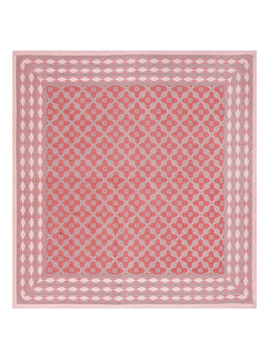 100% Pure Cotton Traditional Printed Bedsheet for Double Bed King Size Bedsheet with 2 Pillow Covers