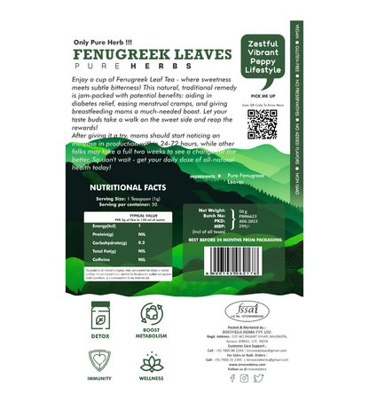 Innoveda Fenugreek Leaf Tea - 50 gms