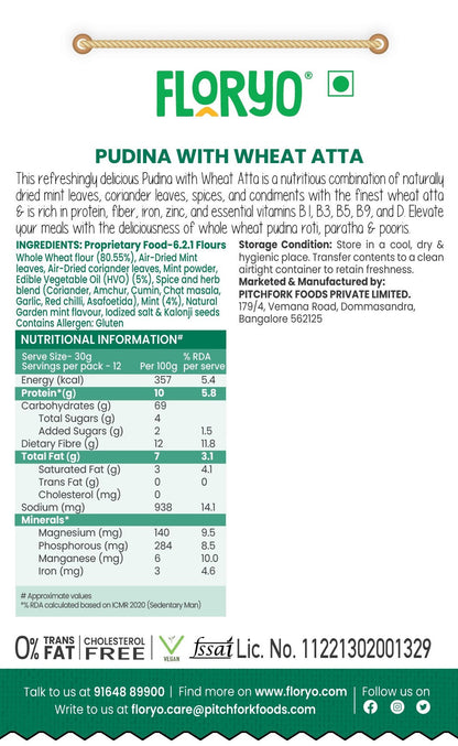 Floryo Pudina with Wheat Atta