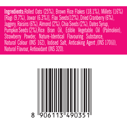 Fruit, Nut & Seeds Millet Muesli 500g - Pack of 2 | 1000g