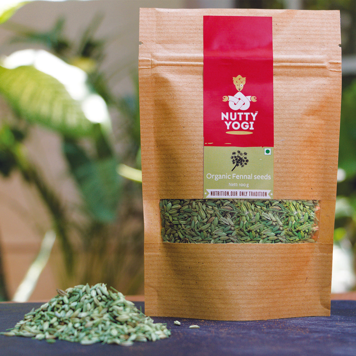 Nutty Yogi Organic Fennel Seeds 100gm