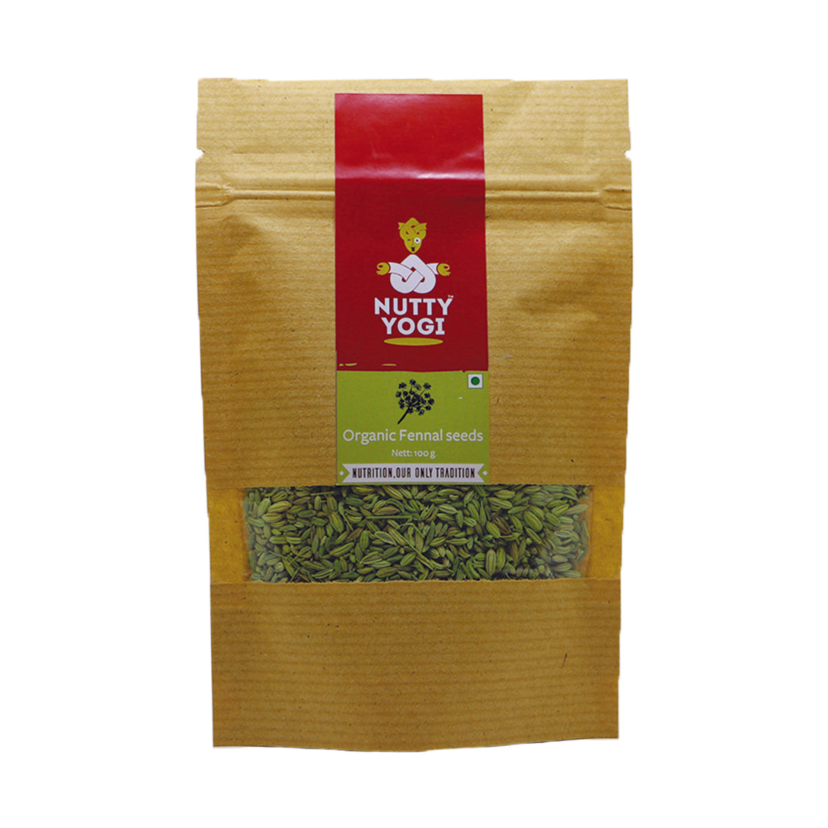 Nutty Yogi Organic Fennel Seeds 100gm