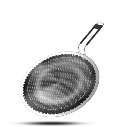 Esspy Triply Stainless Steel Tawa for Roti and Dosa, Chapati Tawa, Induction & Gas Compatible, Metal Utensil Safe, Ergonomically Designed Handles, Honeycomb Pattern