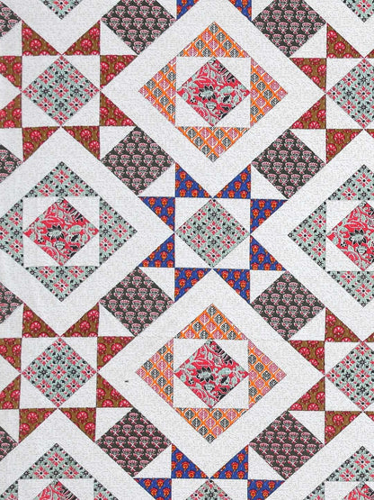 100% Pure Cotton Traditional Printed Bedsheet for Double Bed King Size Bedsheet with 2 Pillow Covers