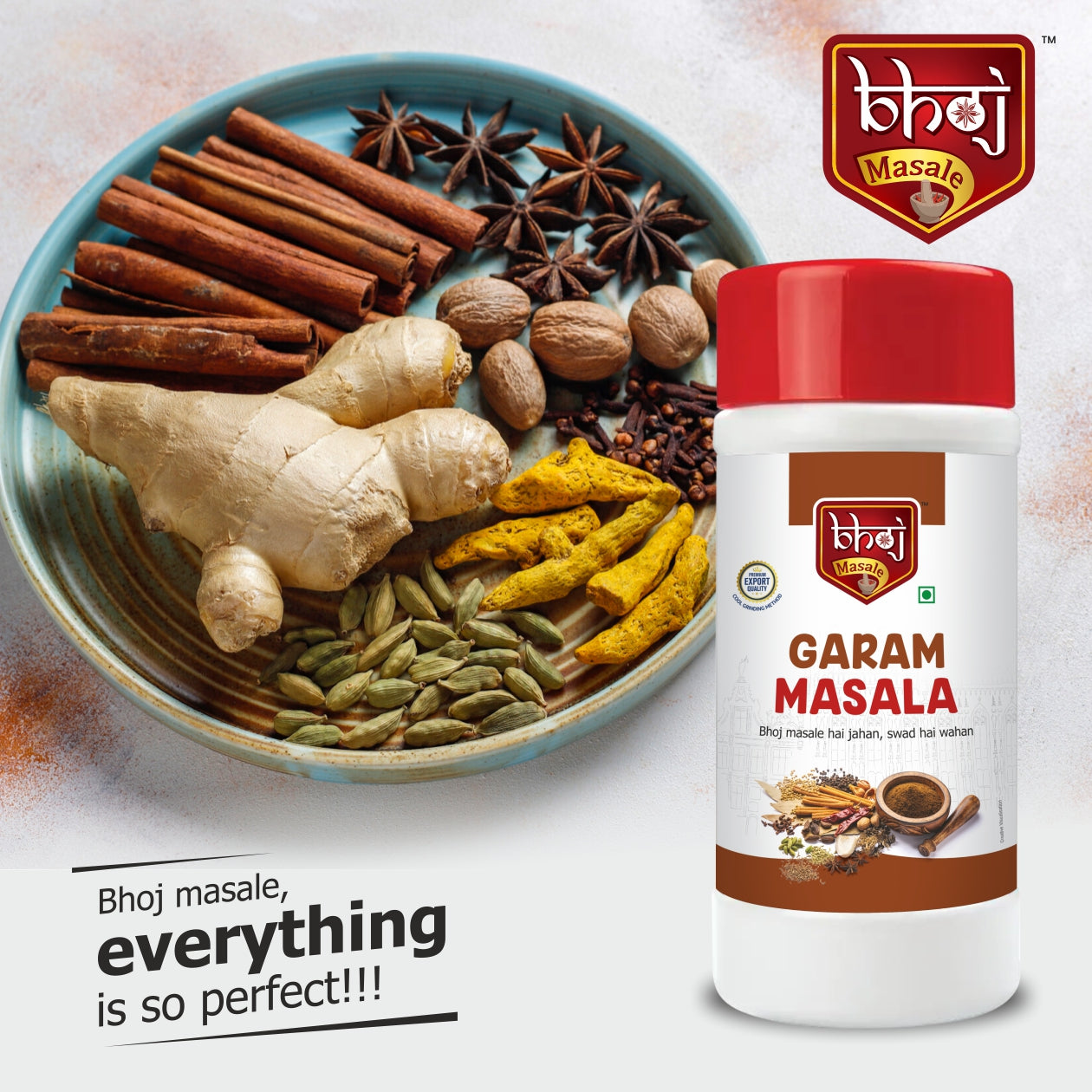 Royal Garam Masala PET JAR - 500g (Net 450g)