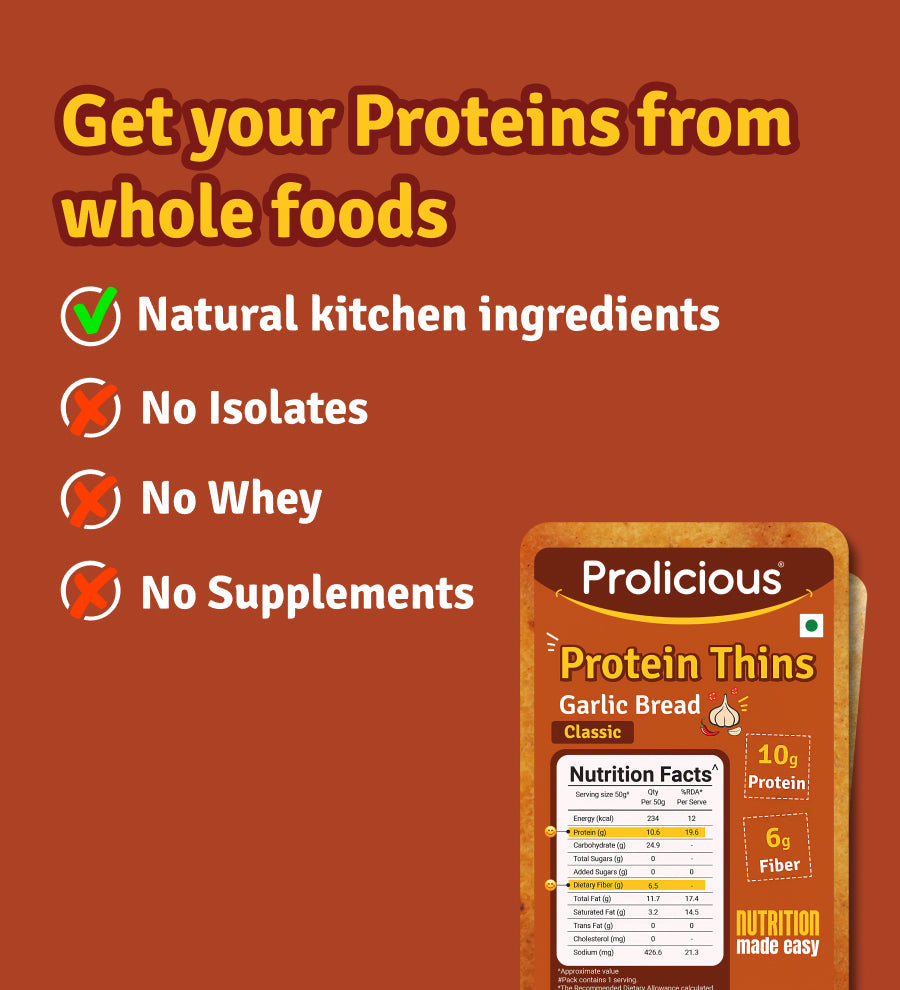 Garlic Bread Protein Thins | 50g