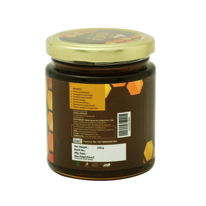 Gavyamart Mustard Honey Raw and Unprocessed
