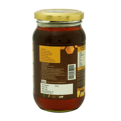Gavyamart Mustard Honey Raw and Unprocessed