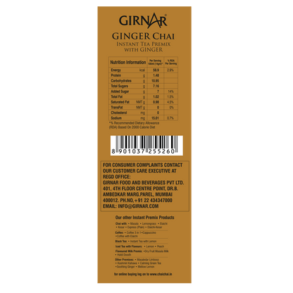 Girnar Instant Tea Premix With Ginger (1kg Vending Pack)