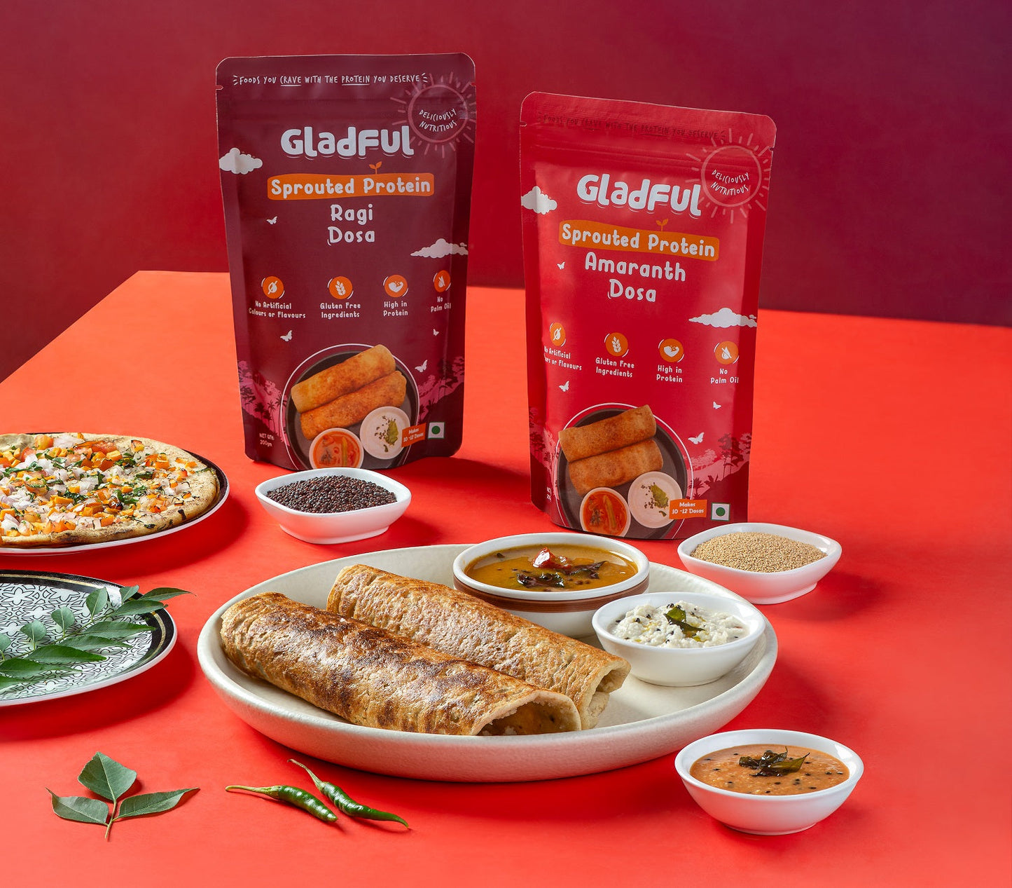 Ragi Dosa and Amaranth Dosa Pack of 2*200gms