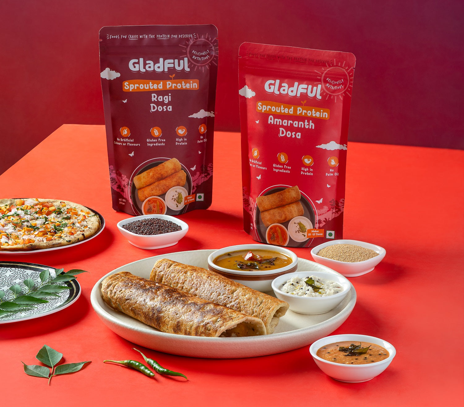 Ragi Dosa and Amaranth Dosa Pack of 2*200gms