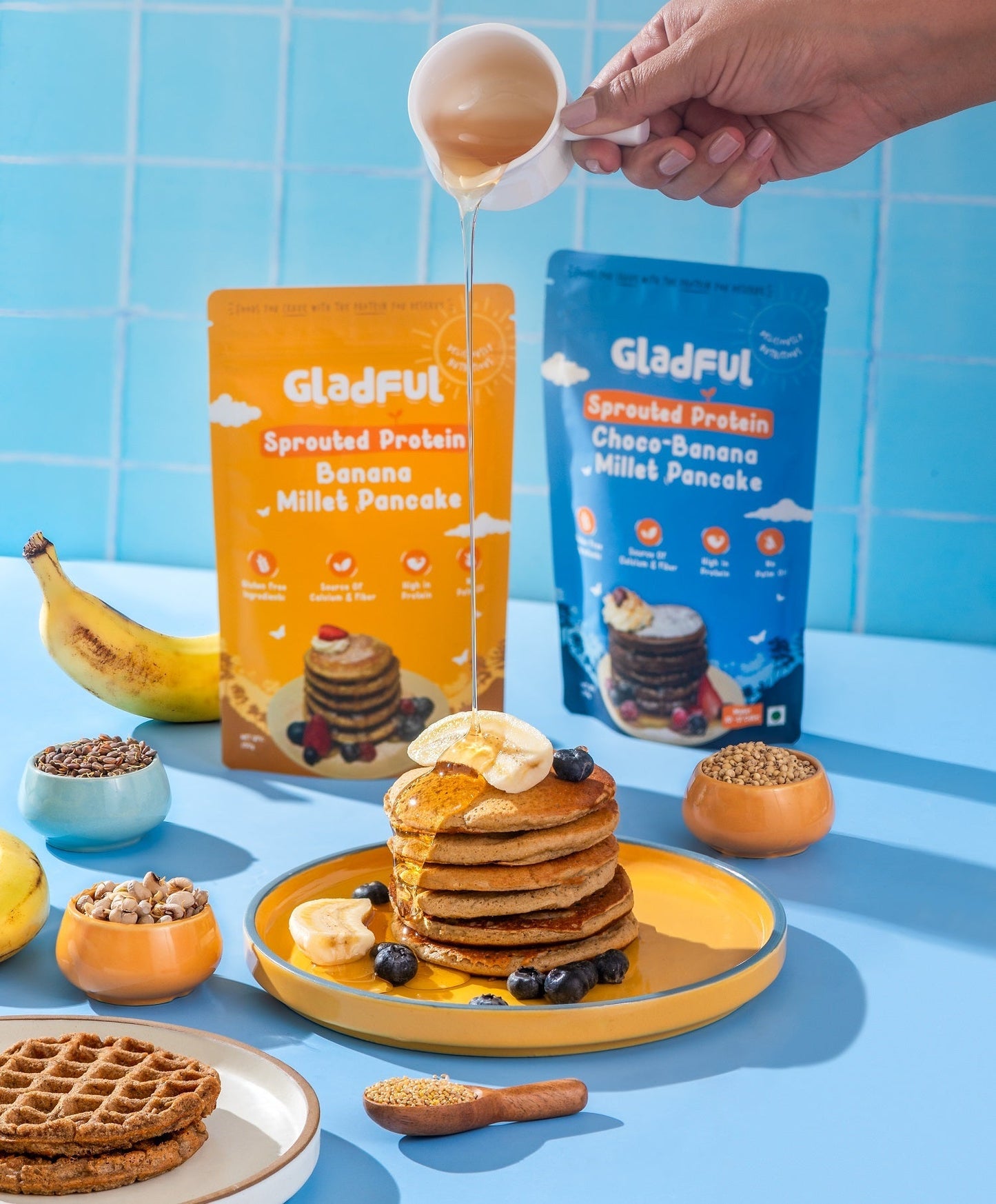 Banana Pancake & Choco Banana Pancake - Pack Of 2*150gms