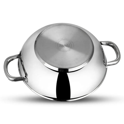 Vinod Stainless Steel Modena Cookware Set 3 Piece Induction Friendly