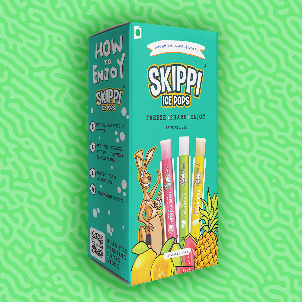 Skippi Green small box, pack of 12 (3 flavors)