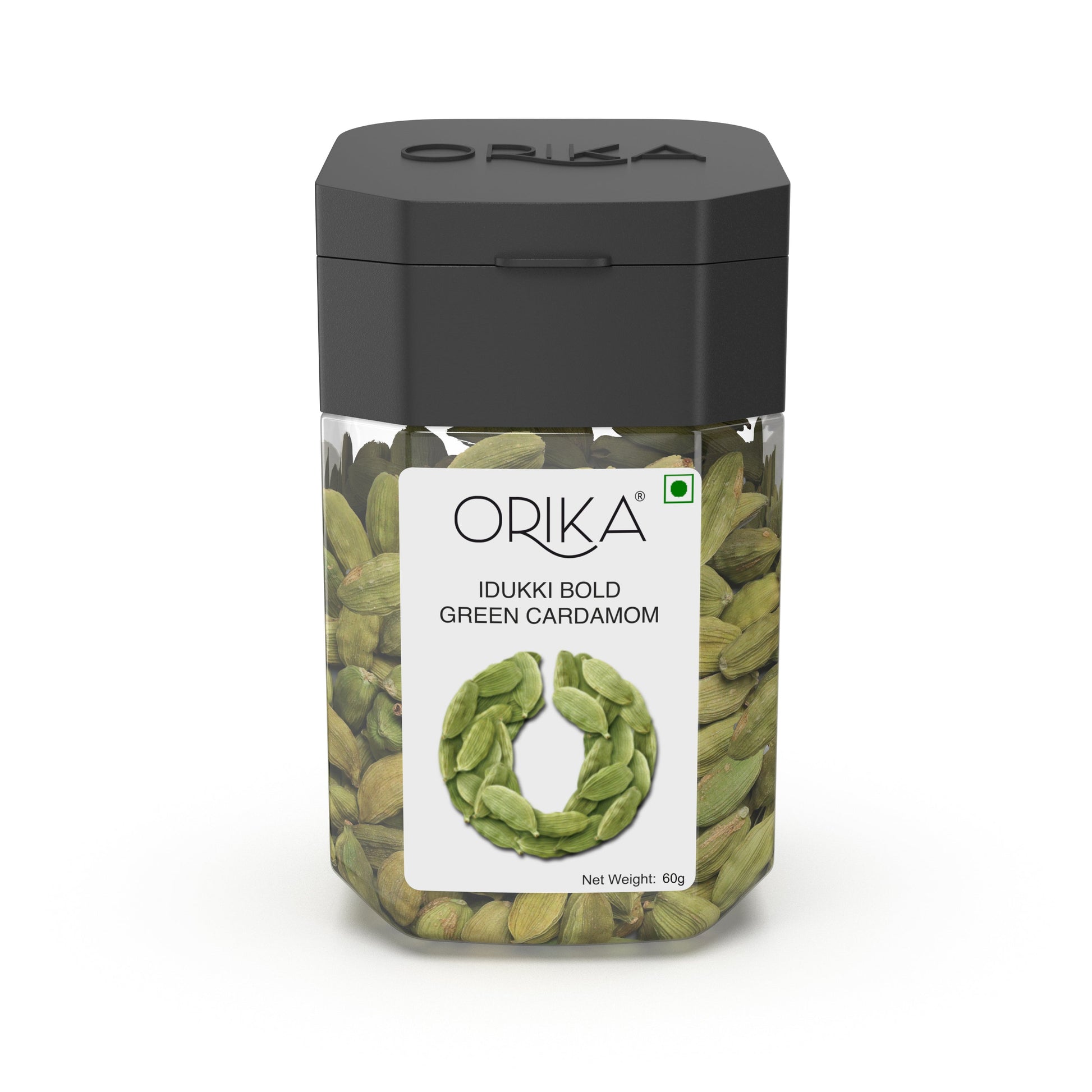 Orika's Idukki Bold Green Cardamom, 60g