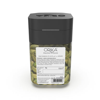 Orika's Idukki Bold Green Cardamom, 60g