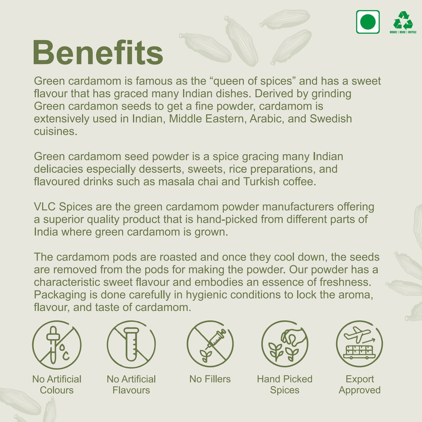 Green Cardamom Powder