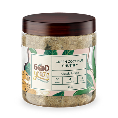Good Graze Green Chilli Coconut Chutney Powder - 125 gms