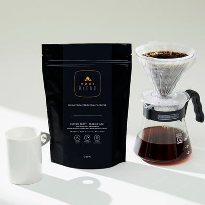 Ground Coffee - Custom Roast Arabica 'AAA' + Cherry 'AAA' - Pack of 250g