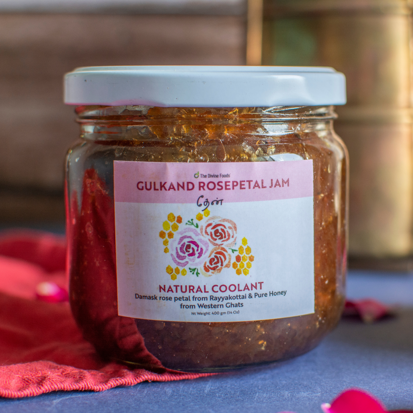 Pure Gulkand Honey Single Origin Unblended Natural Honey