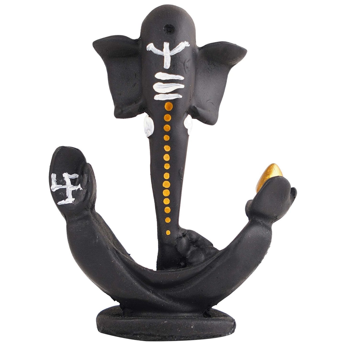Ganesha Statue Idol Shriganesh Bhagwan Murti / Home, Office Decor / Car Dashboard / Side Table Brass Ganpati / Lord Vinayaka Statue / God of Luck & Success Sculpture / Gift Items