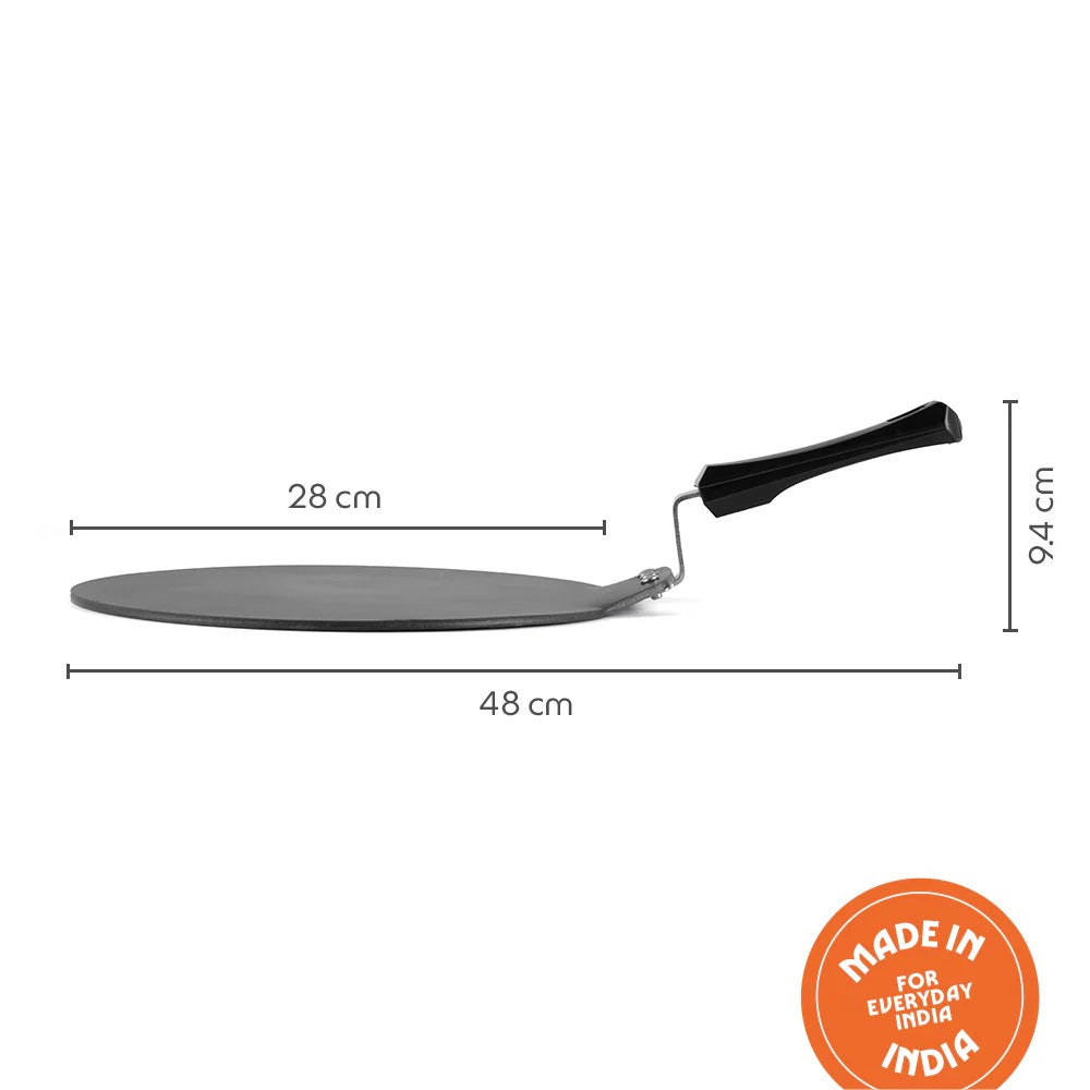 Borosil Hard Anodized Induction Base Non-Stick Dosa Tawa