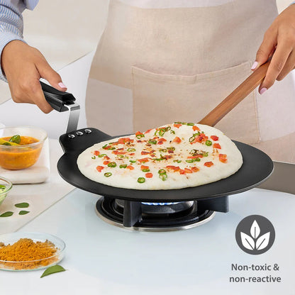 Borosil Hard Anodized Induction Base Non-Stick Dosa Tawa