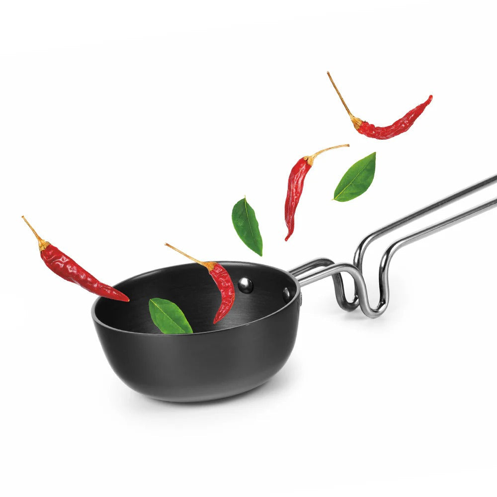 Borosil Hard Anodized Tadka Pan 11cm 300ml