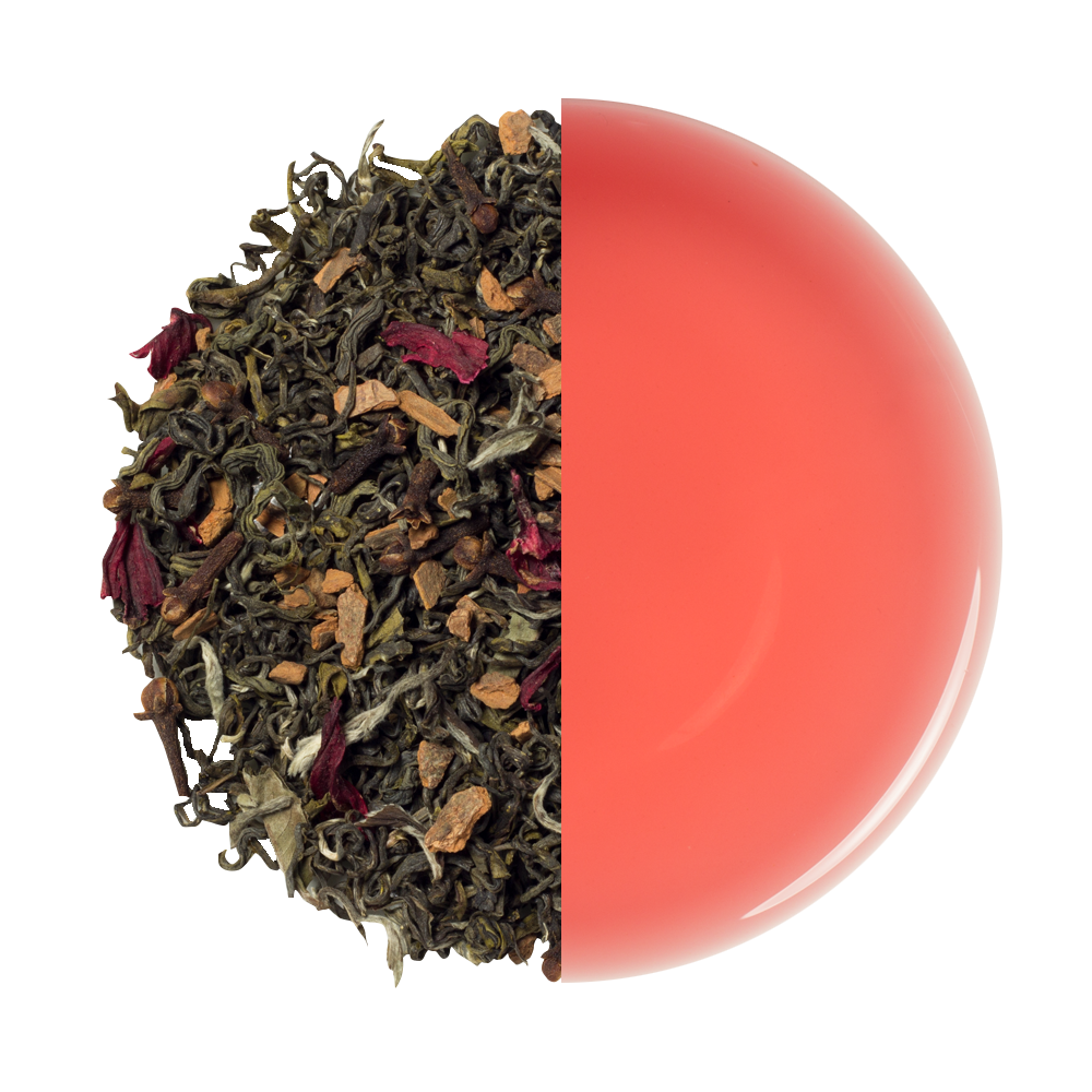 Navvayd Hibiscus Cinnamon Clove Green Tea - 100 gms