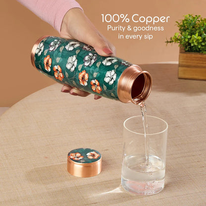 Borosil Orra Clara Copper Bottle 600ml