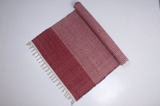 Shramdaan Violet Yoga Mate with White Stripes