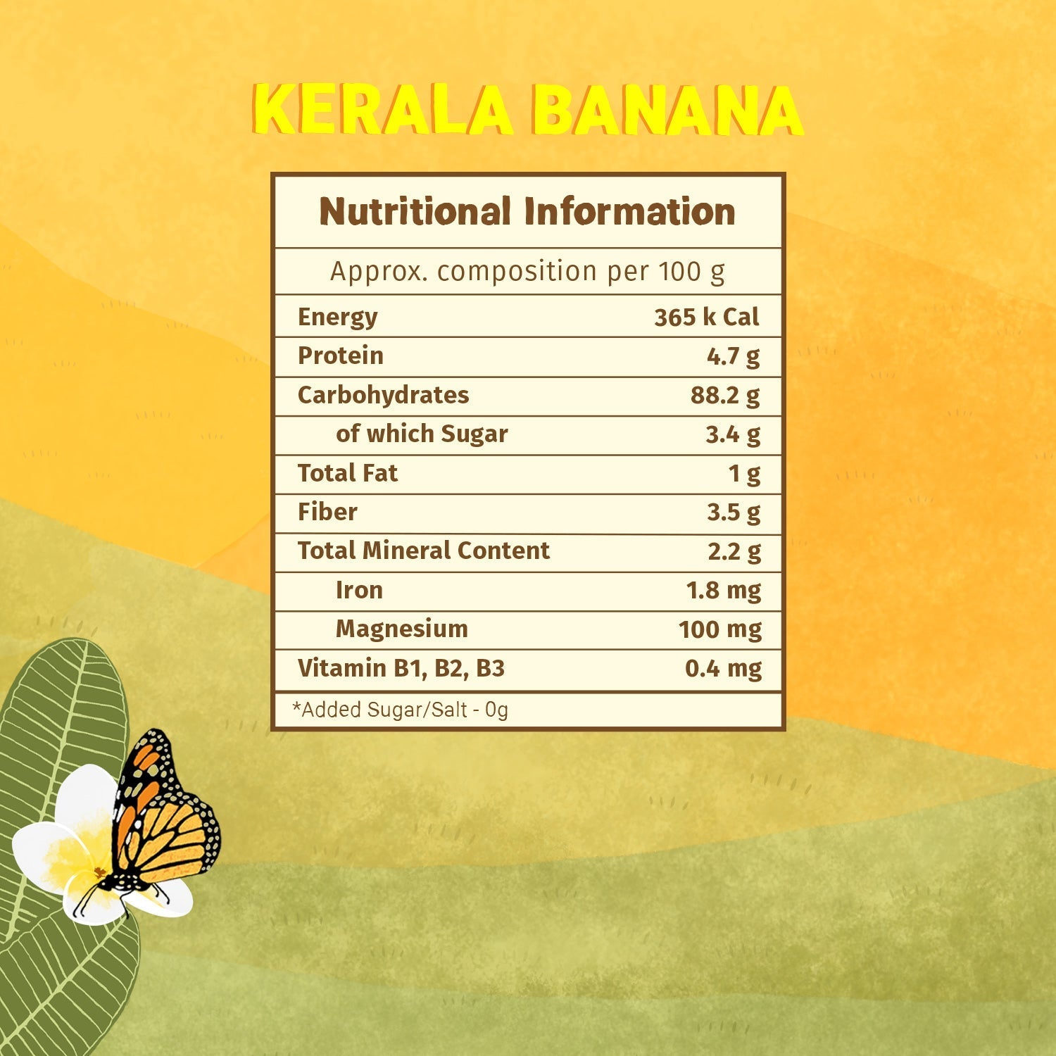 Kerala Banana Powder - Pack of 3