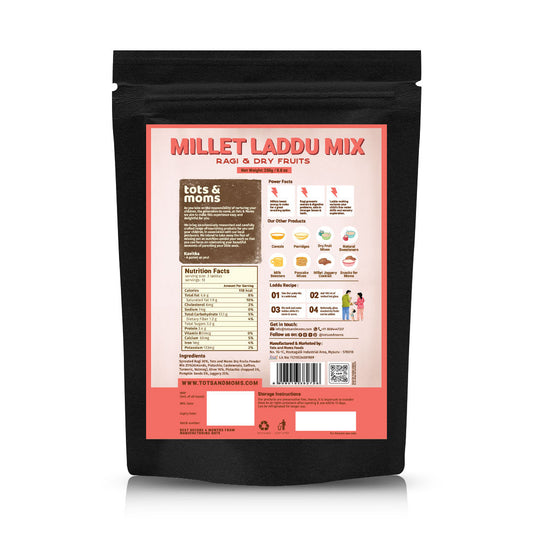 Buy Ragi & Dry Fruits Laddu Mix |  Guilt Free Treats for Mom | Pack of 2 - 250g Each