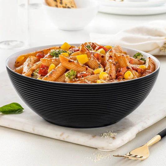 Borosil Larah Black Serving Bowl
