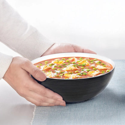 Borosil Larah Black Serving Bowl