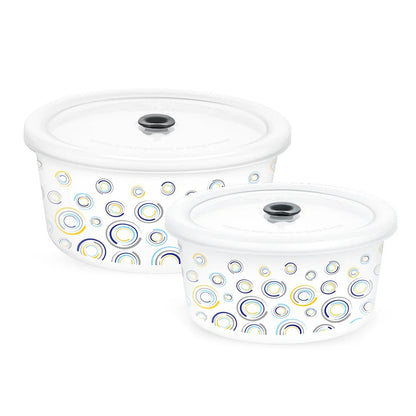 Borosil Larah Opalware Jupiter Storage Bowls Set