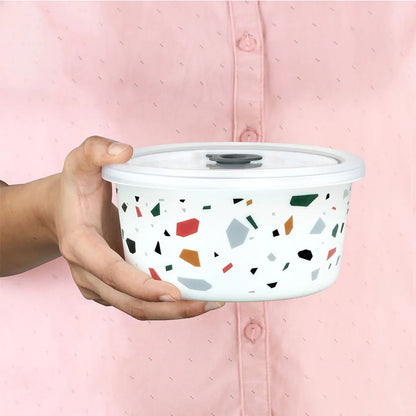 Borosil Larah Opalware Lupin Storage Bowls Set (1.2L+800ml+400ml)