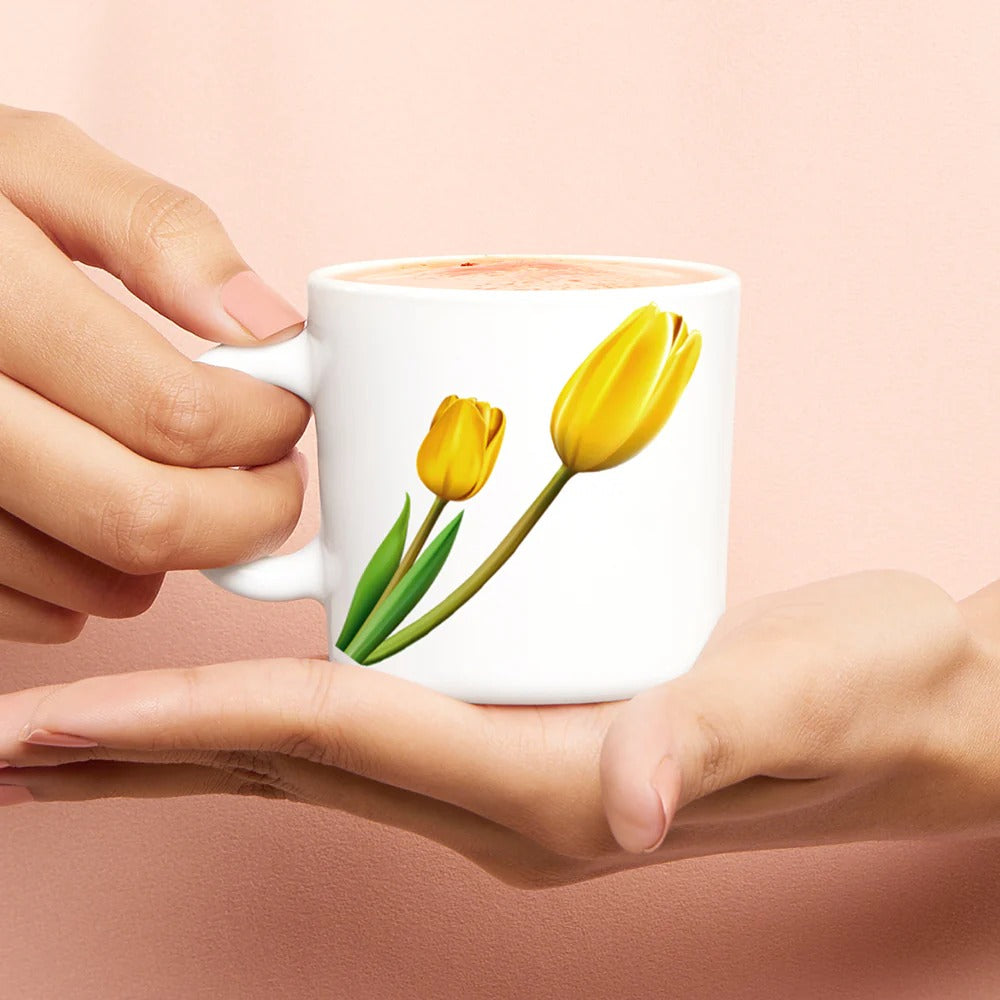 Borosil Larah Lyana Opalware Mug Set of 6