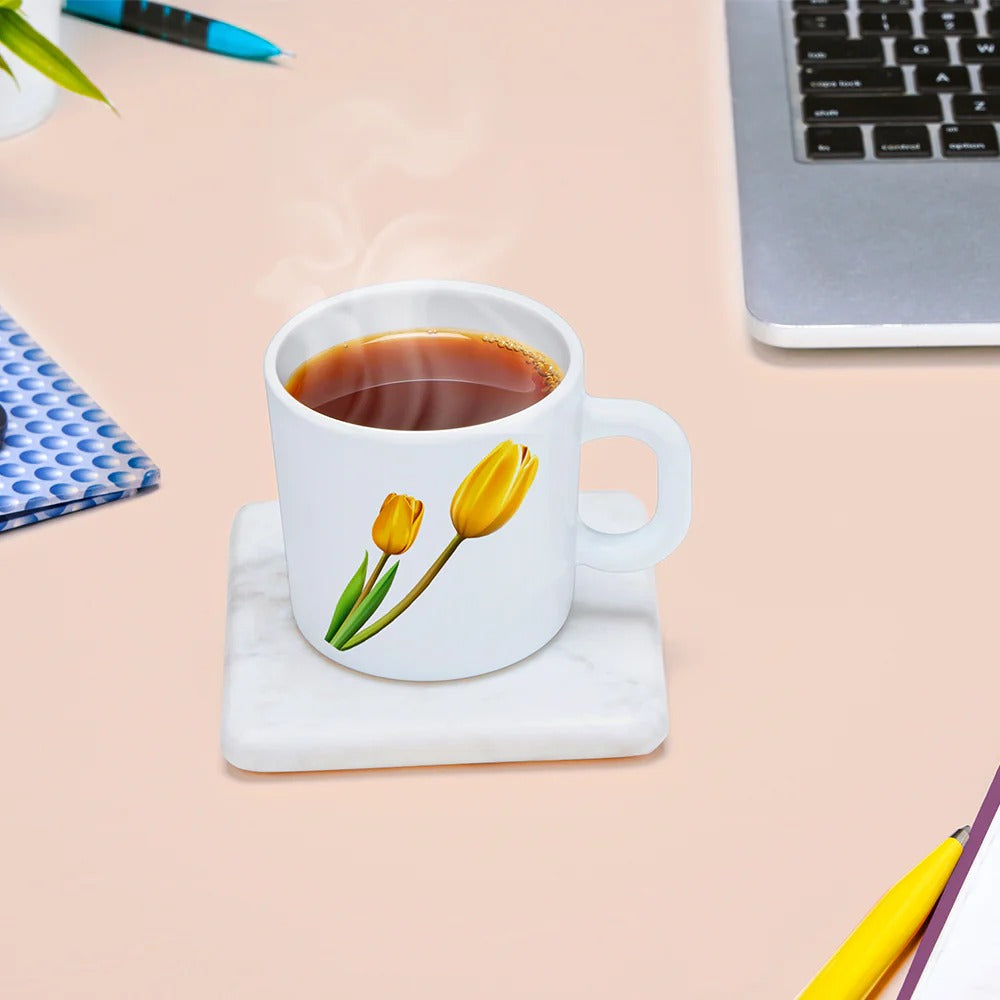 Borosil Larah Lyana Opalware Mug Set of 6