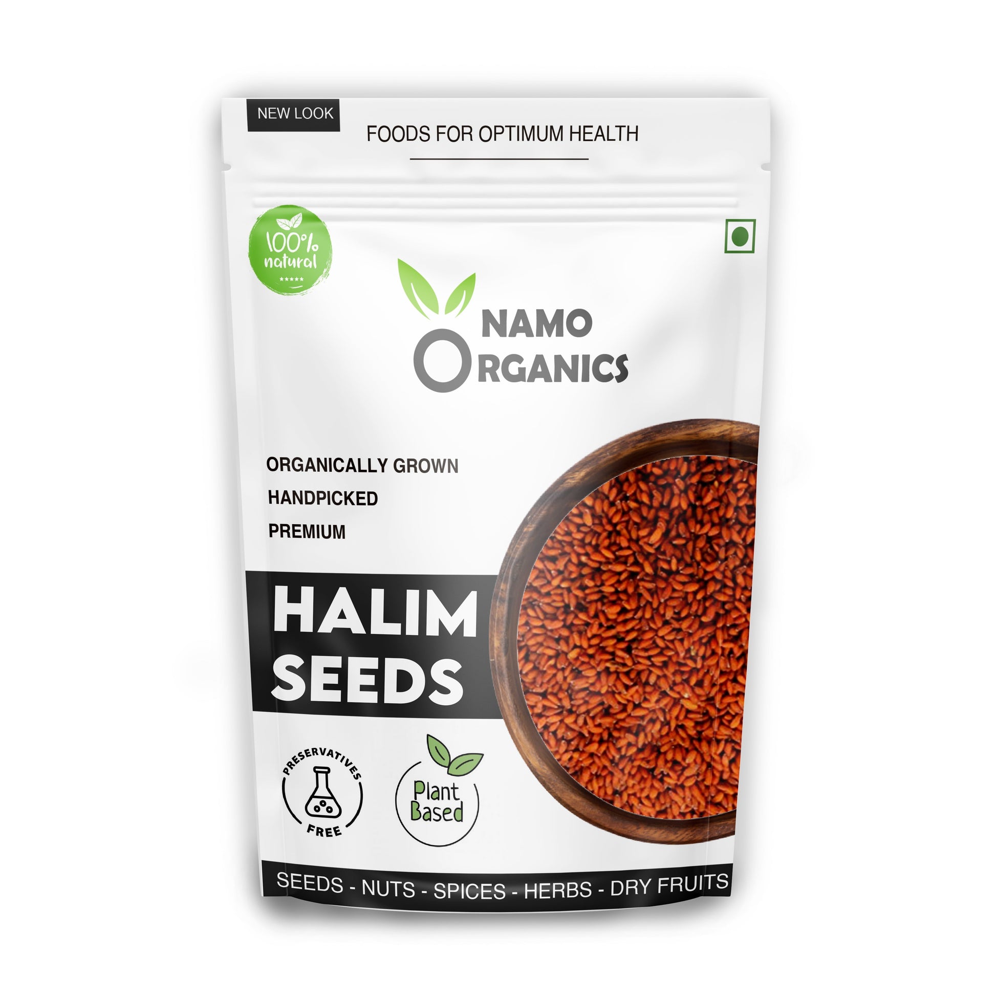 Namo Organics - Halim Seeds ( Aliv Seeds ) - Protein Rich & Hair Growth For Eating - Sourced Raw From Organic Farms