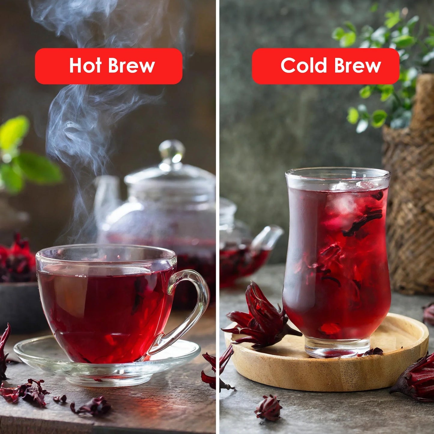 Hibiscus Rose Herbal Infusion - 60 Tea Bags