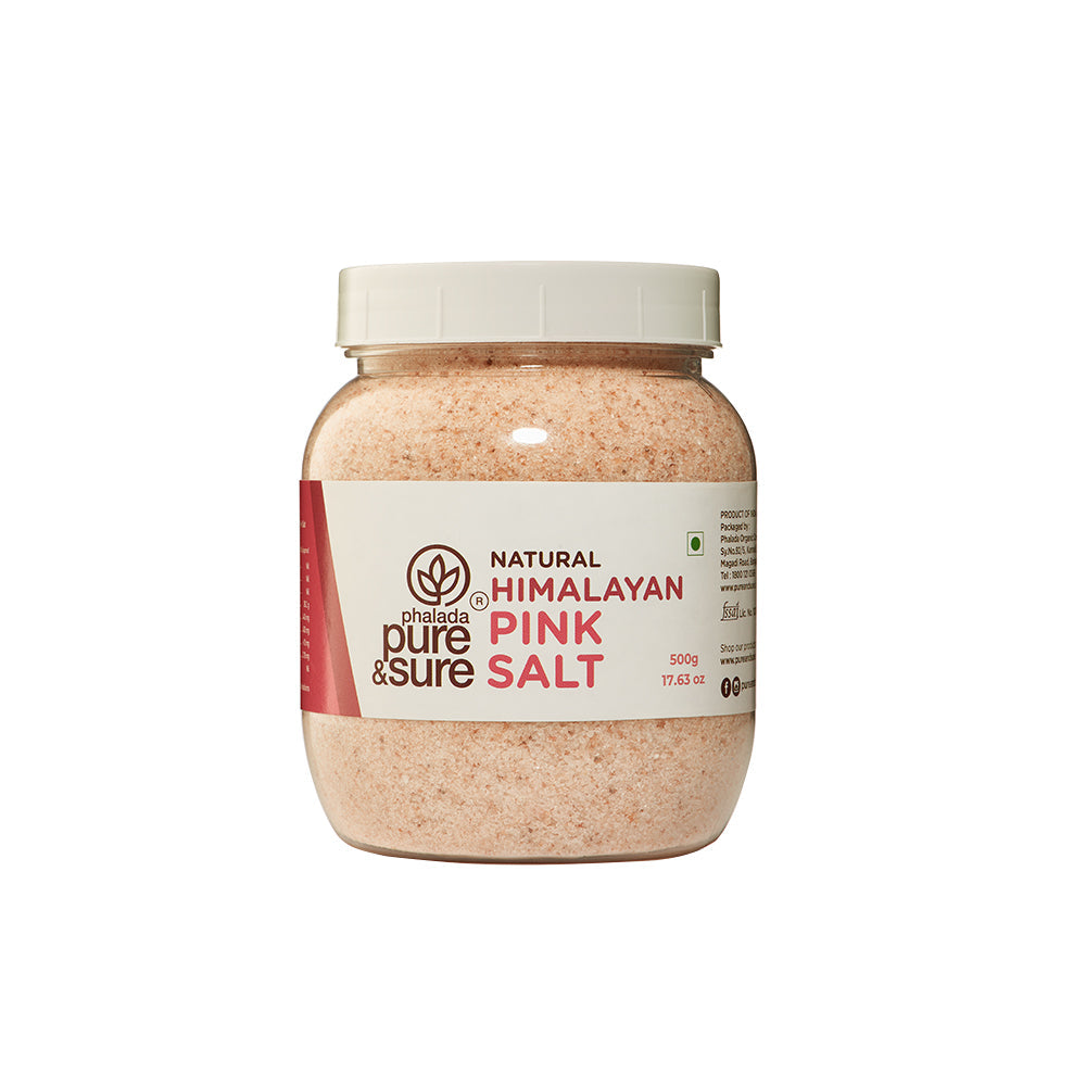 Organic Natural Himalaya Pink Salt  in pouch-500g