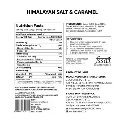 Pop Gala, Sweet and Spicy Popcorn Ensemble (2 Flavours: Caramel and Cheese)