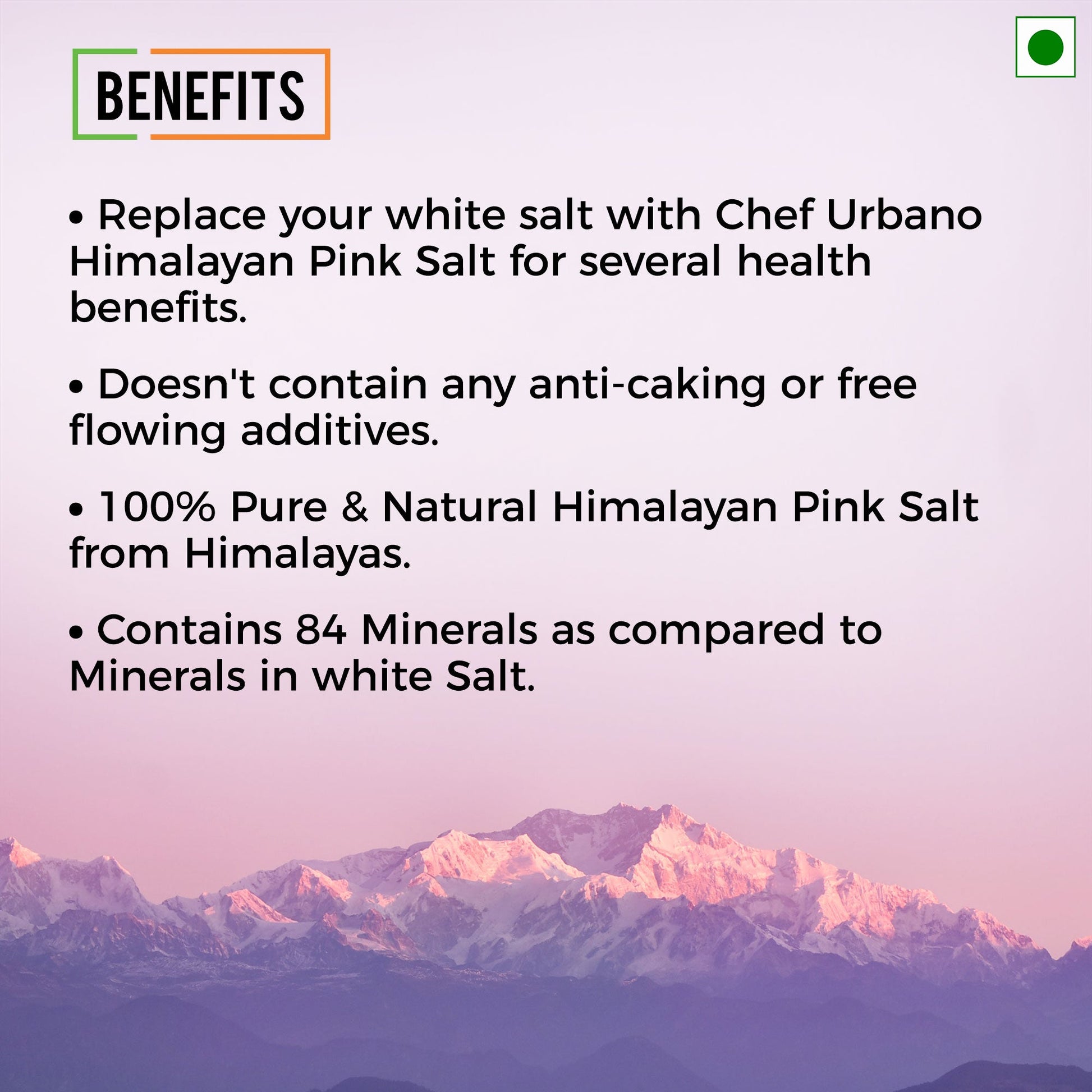 Chef Urbano Himalayan Pink Salt Sprinkler 100 Gms